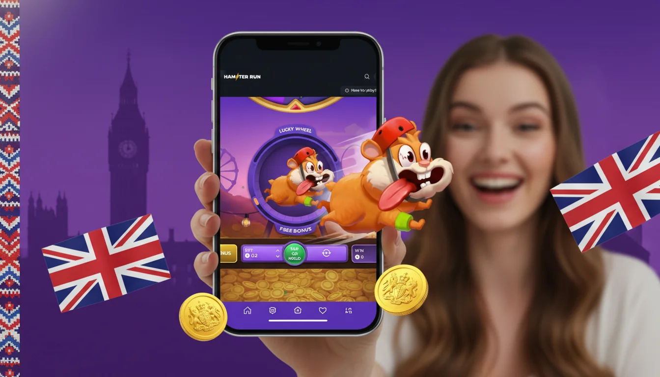 Hamster Run demo interface - same multiplier curve as real-money mode