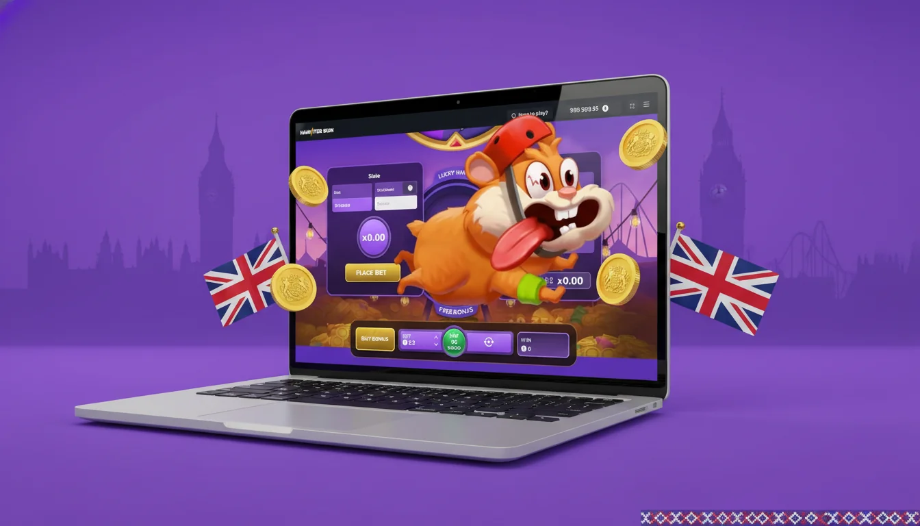 Auto-cashout configuration screen showing target multiplier input, dual bet slots and turbo toggle on Hamster Run